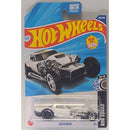 Hot Wheels toy car in packaging with blue and yellow design