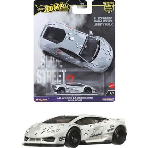 Hot Wheels Car Culture Slide Street 2 Mix 8 Vehicles LB-Works Lamborghini Huracan