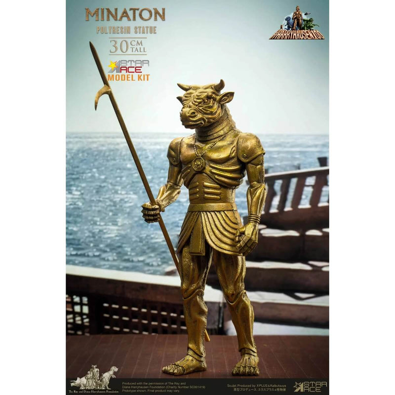 Minaton 12" Model Kit Ray Harryhausen 100th Anniversary Star Ace, Showing finished kit