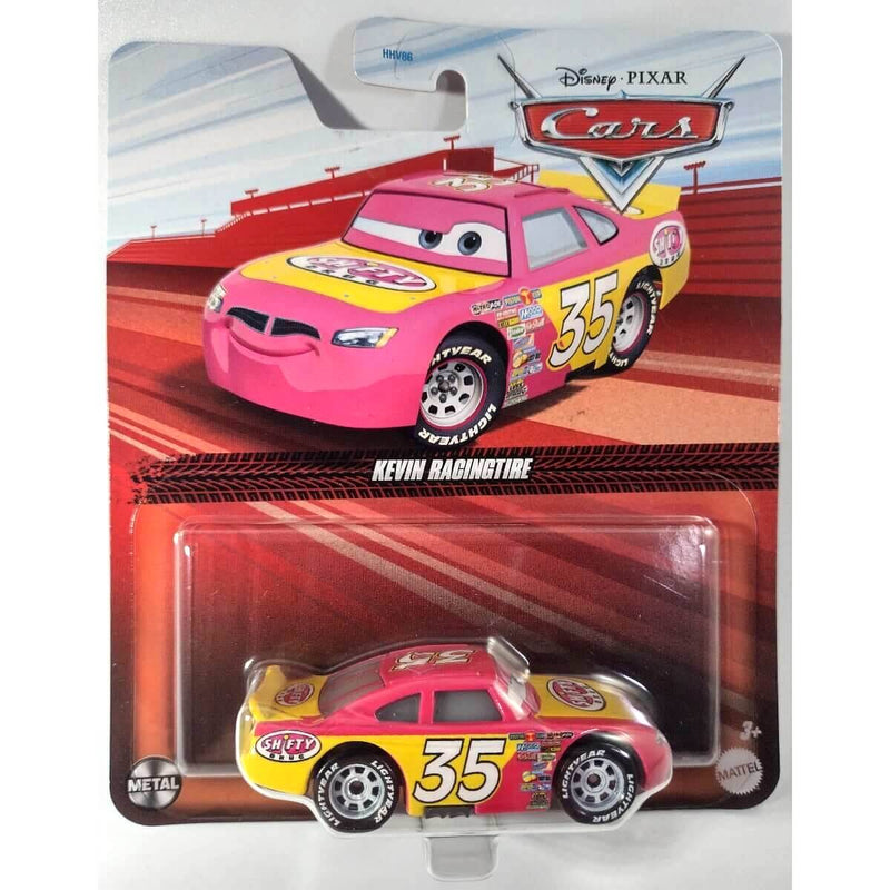 Pixar Cars Character Cars 2024 (Cars Movie) 1:55 Scale Diecast Cars, Kevin Racingtire