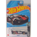 Hot Wheels Ford GT toy car in packaging with blue and yellow branding
