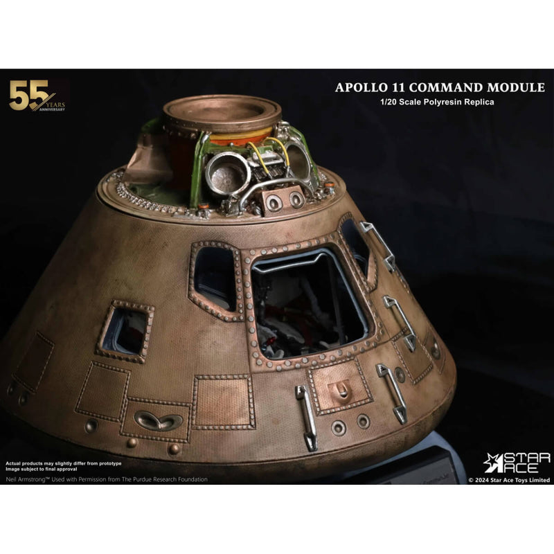 Star Ace 1/20 Scale Apollo 11 Command Module Replica Deluxe Version, Module up-close