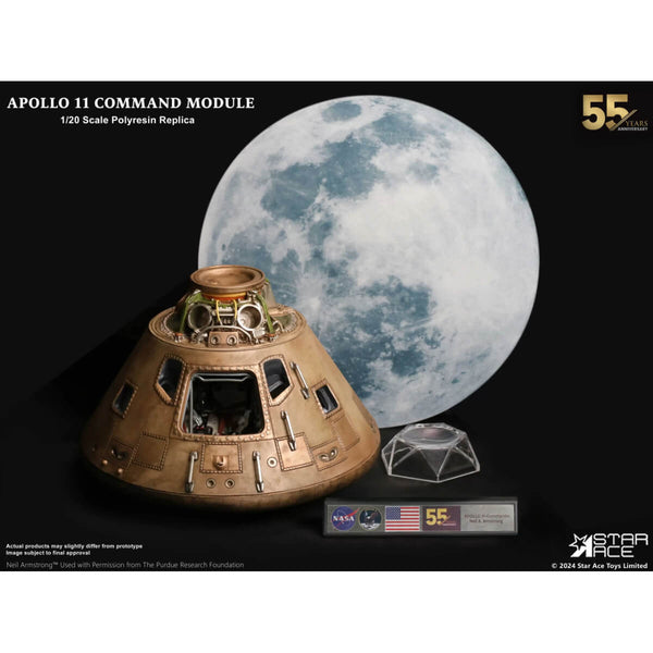 Star Ace 1/20 Scale Apollo 11 Command Module Replica Deluxe Version