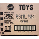 Cardboard box with Mattel logo and Hot Wheels Cars product details.