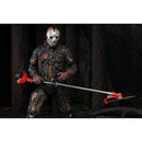 Friday the 13th Jason New Blood Part 7 Ultimate NECA 7-Inch Action Figure holding chainsaw