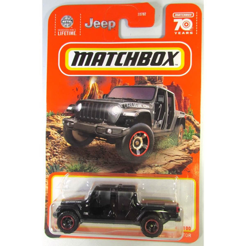 Matchbox 2023 Mainline Cars (Mix 6) 1:64 Scale Diecast Cars, '20 Jeep Gladiator