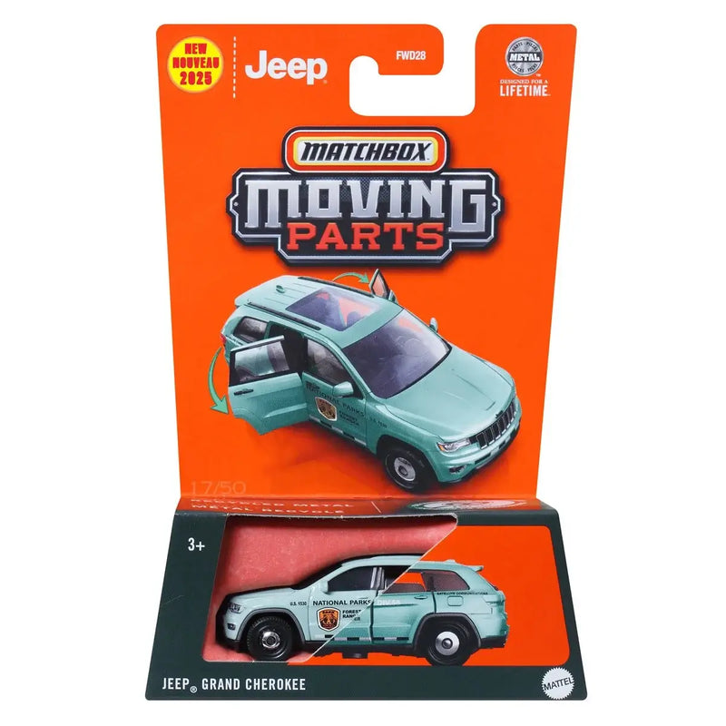 Matchbox 2025 Moving Parts (Mix 1) Jeep Grand Cherokee