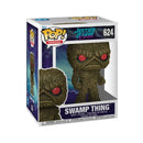 Funko Pop! Swamp Thing figure packaging with Justice League logo