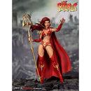 Executive Replicas Lady Satanus 1:12 Scale Action Figure Coffin Comics, unpackaged holding trident accessory