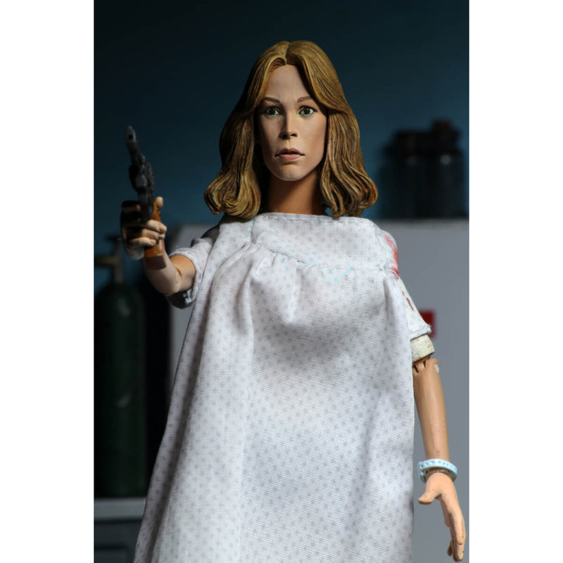 NECA Halloween 2 (1981) Dr. Loomis & Laurie Strode 2 Pack 8 Inch Clothed Action Figures, Laurie Strode Figure