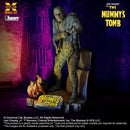 The Mummy's Tomb 1/8 scale Model Kit Universal Monsters - X-Plus, cover art with ad overlay