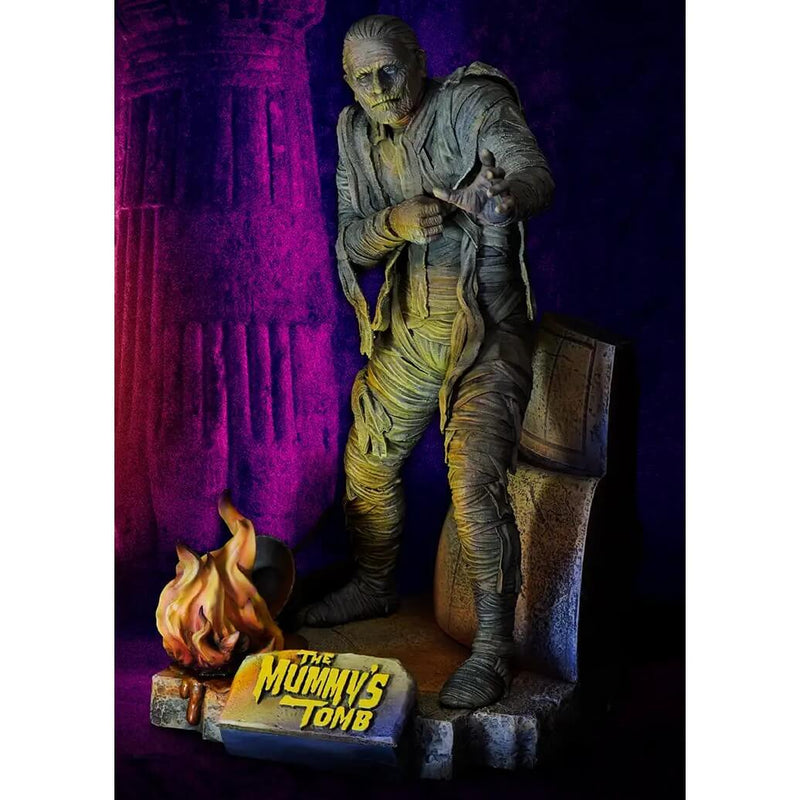 The Mummy's Tomb 1/8 scale Model Kit Universal Monsters - X-Plus, cover art