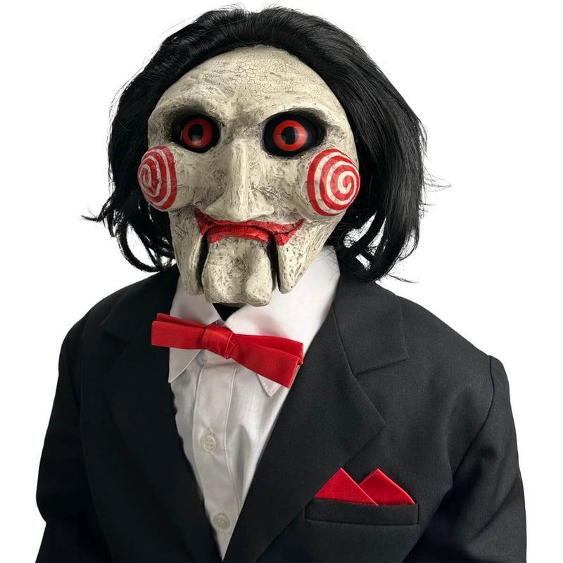 Saw - Billy the Puppet 48" Prop Replica with Sound and Motion, closeup