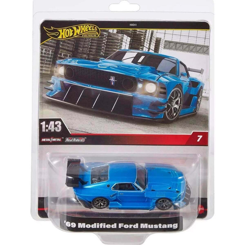 Hot Wheels 2024 Premium Modified '69 Ford Mustang 1:43 Scale Car