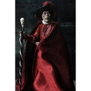 NECA Ultimate Phantom of the Opera (1925) 7-Inch Scale Action Figure (Masque of the Red Death) holding cane and staring off as if someone is lurking around the corner