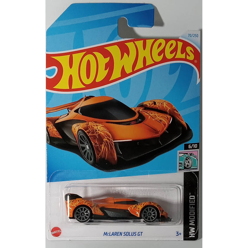 Hot Wheels 2024 Mainline HW Modified Series 1:64 Scale Diecast Cars (International Card) McLaren Solus GT