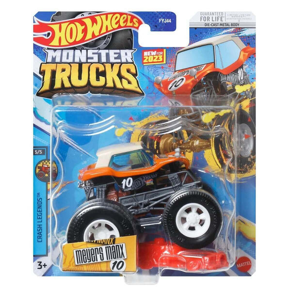 Hot Wheels 2023 1:64 Scale Die-Cast Monster Trucks (Mix 11)