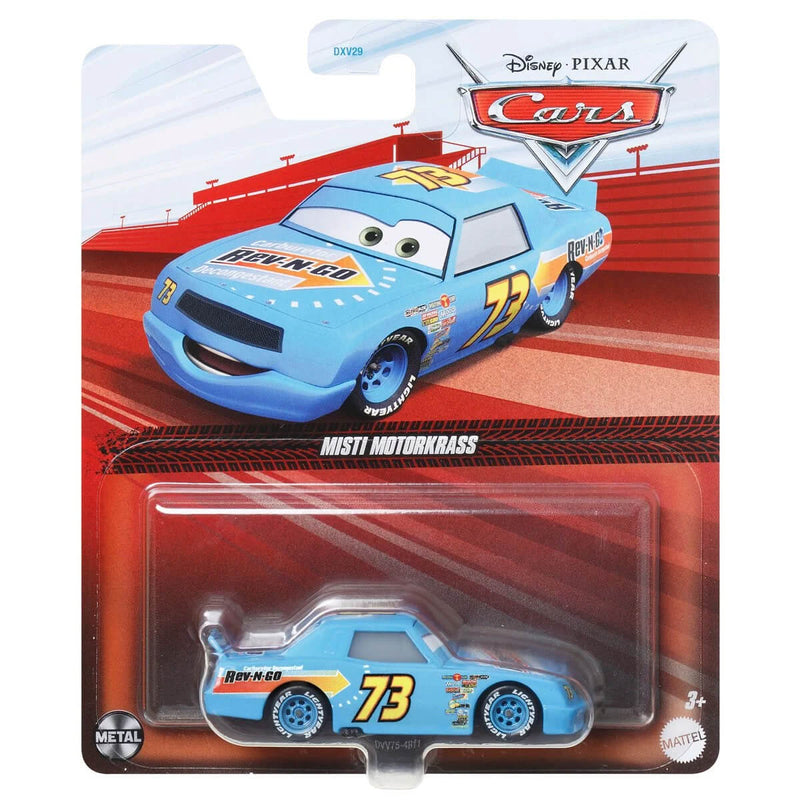 Disney Pixar Cars 2023 Character Cars (Mix 9) 1:55 Scale Diecast Vehicles, Misti MotorKrass