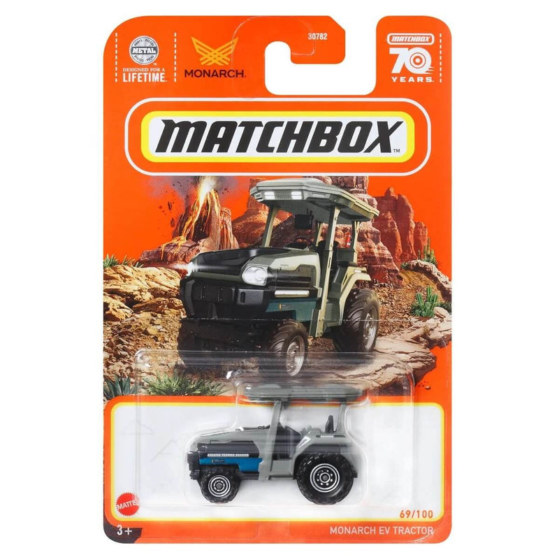 Monarch EV Tractor, Matchbox 2023 Mainline Cars