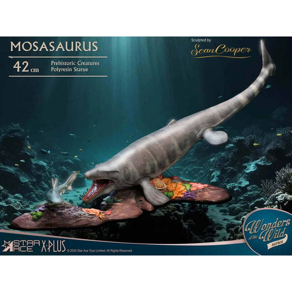 Star Ace X-Plus Wonders of the Wild Series Mosasaurus Polyresin Deluxe Statue