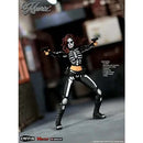 Executive Replicas La Muerta 1:12 Scale Action Figure Coffin Comics, Unpackaged holding two pistols