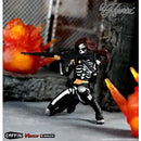 Executive Replicas La Muerta 1:12 Scale Action Figure Coffin Comics, unpackaged with machine gun