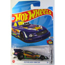 Hot Wheels 2023 Mainline HW Drag Strip Series 1:64 Scale Diecast Cars (International Card), Mustang NHRA Funny Car, Purple