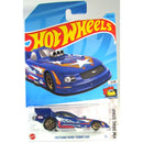Hot Wheels 2023 Mainline HW Drag Strip Series 1:64 Scale Diecast Cars (International Card), Mustang NHRA Funny Car, Dark Blue