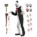Action figure with accessories and interchangeable parts on a white background