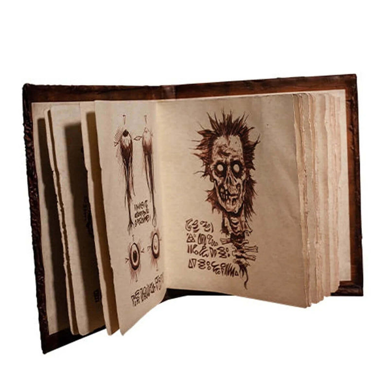 Evil Dead 2 Book of the Dead Necronomicon 1:1 Scale Prop Replica, Trick Or Treat Studios, book open