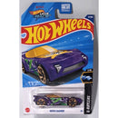 Hot Wheels toy car, Nerve Hammer in packaging with Netflix logo on a white background