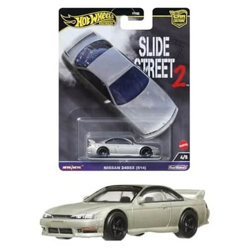 Hot Wheels Car Culture Slide Street 2 Mix 8 Vehicles Nissan 240SX (S14)