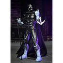 Nobody Mirage Comics action figure with black and purple costume against a dark cityscape background