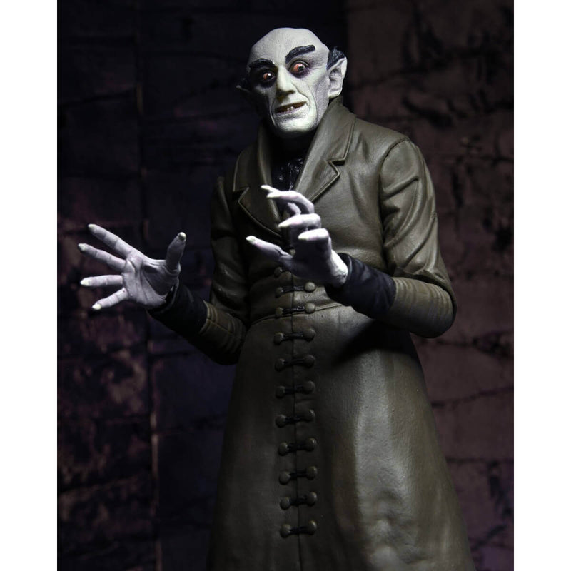 NECA Nosferatu Ultimate Count Orlok (Color) 7-Inch Scale Action Figure, unpackaged closeup