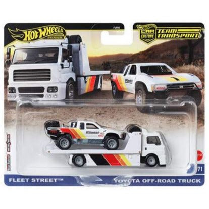 Hot Wheels 2024 Team Transport (Mix 4) Fleet Street & Toyota Off-Road Truck