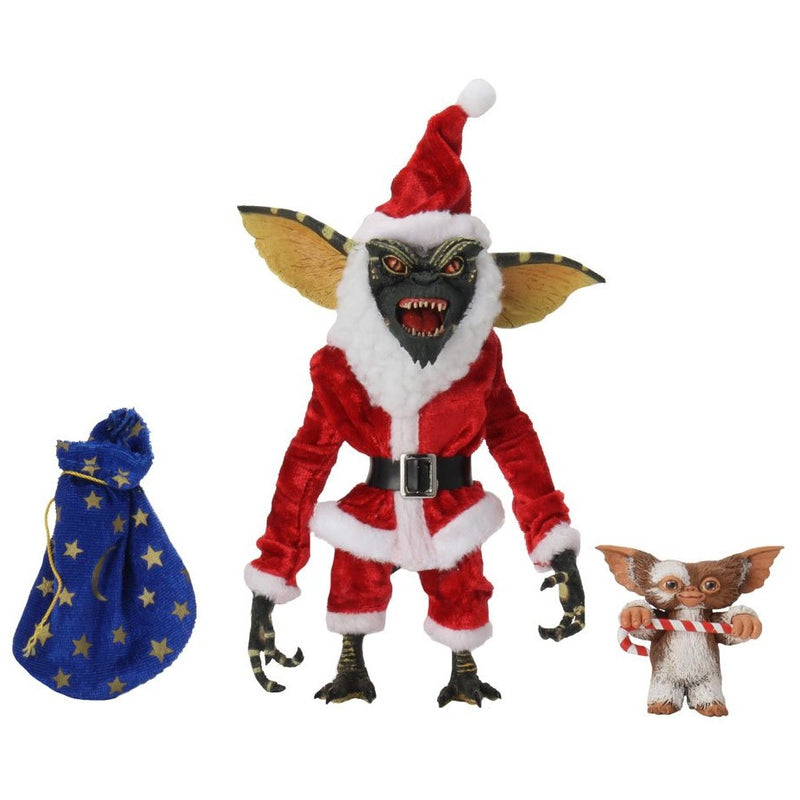 NECA - Gremlins Santa Stripe & Gizmo 7-Inch Scale Action Figure, Out of package