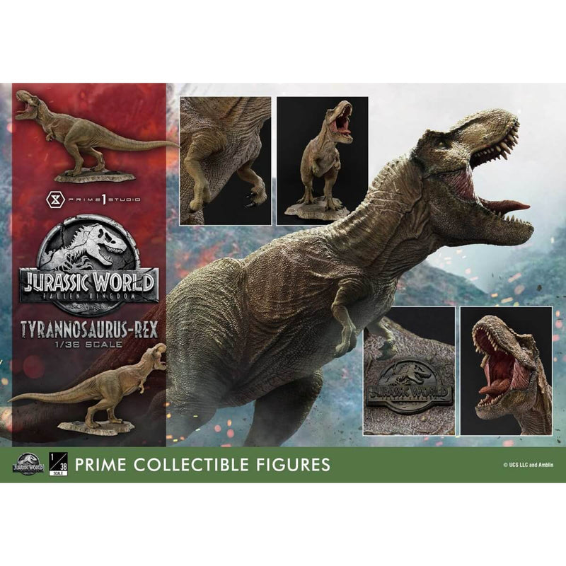 Tyrannosaurus Rex 1/38 Scale 9" Statue - Jurassic World: Fallen Kingdom - Prime Studio, ad overlay