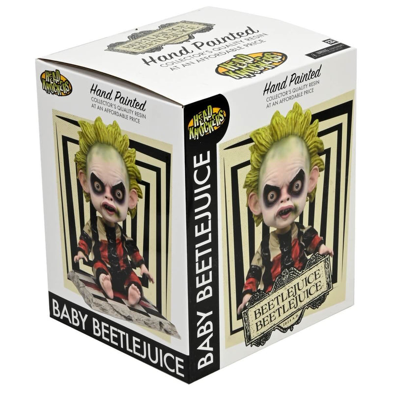 Baby Beetlejuice 6.5" Head knocker (Beetlejuice 2) - NECA, packaged