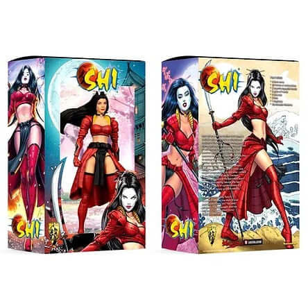 Executive Replicas Shi 1:12 Scale Action Figure Crusade Comics, package front and back