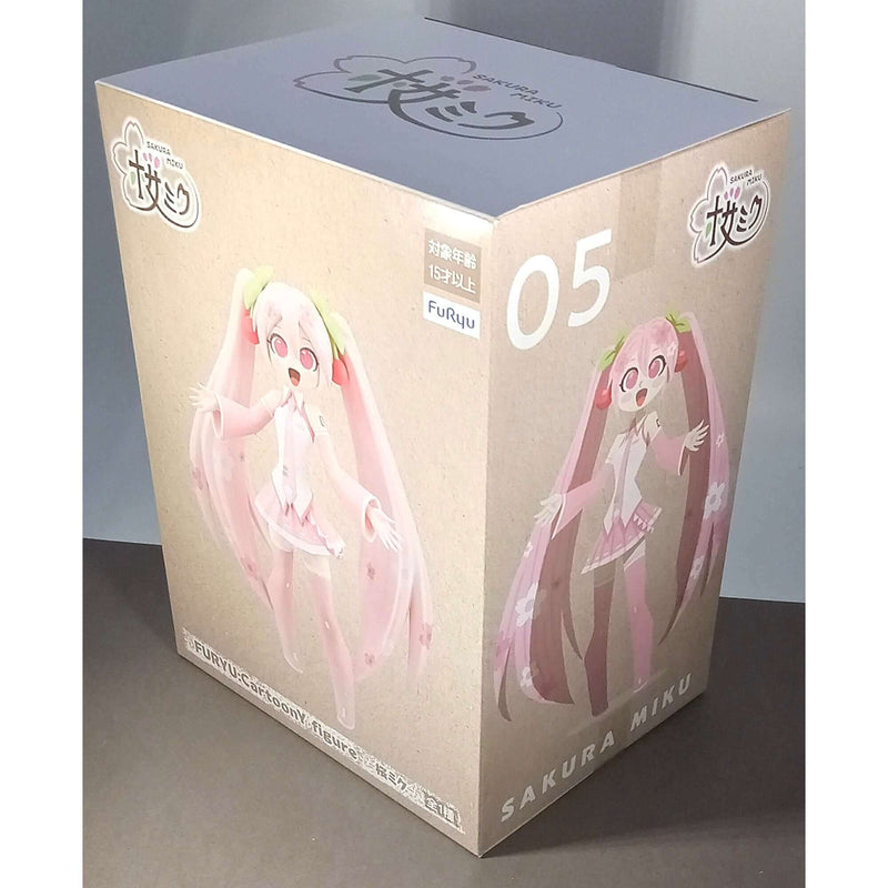 FuRyu Vocaloid Hatsune Miku Sakura Miku Version Pink 6 1/2" Cartoon Figure
