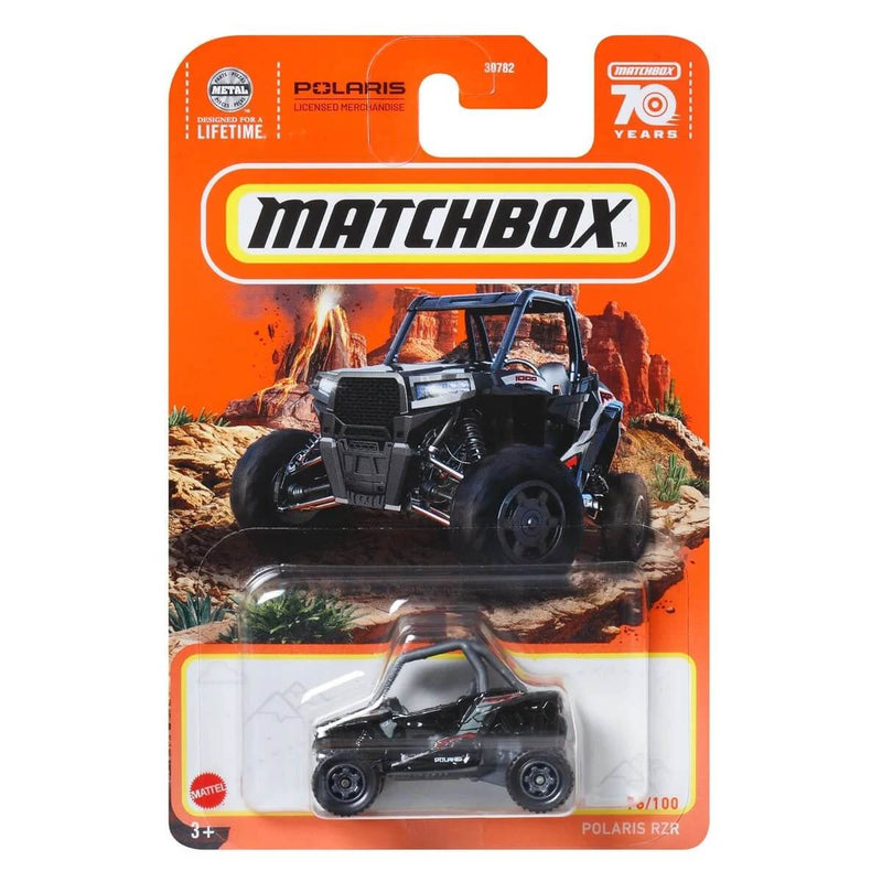 Polaris RZR, Matchbox 2023 Mainline Cars (Mix 9) 1:64 Scale Diecast Cars
