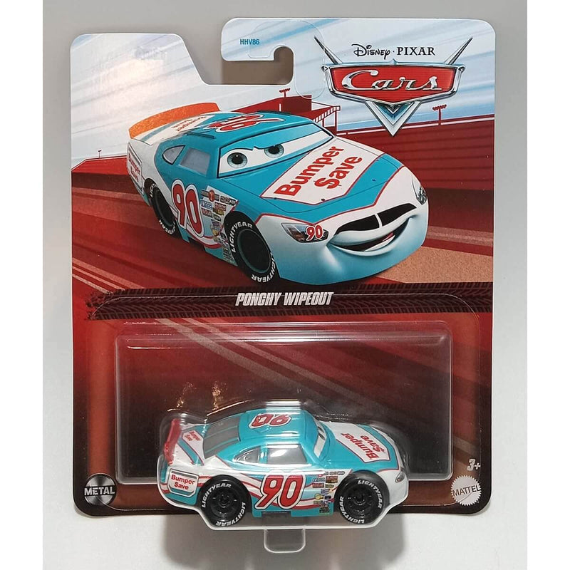 Pixar Cars Character Cars 2024 (Cars Movie) 1:55 Scale Diecast Cars, Ponchy Wipeout