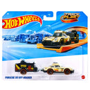 Hot Wheels 2025 Track Fleet (Mix 1) 1:64 Scale Trucks, Porsche 911 Off-Roader