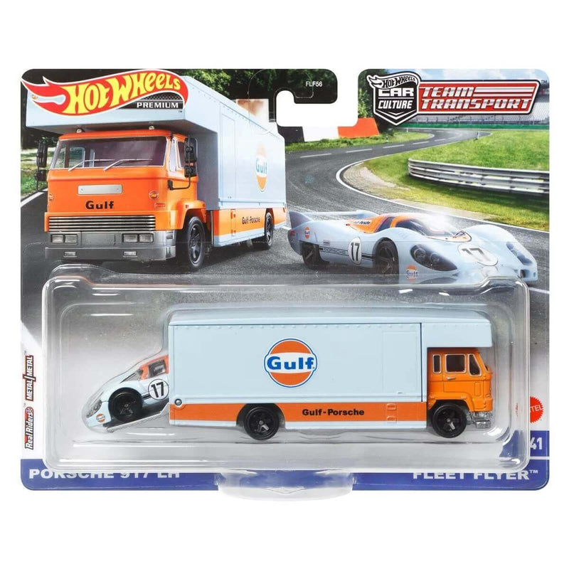 Hot Wheels Team Transport Porsche 917 LH with Fleet Flyer (Series