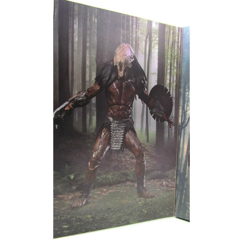 NECA Prey Ultimate Feral Predator 7-Inch Scale Action Figure, inside flap artwork