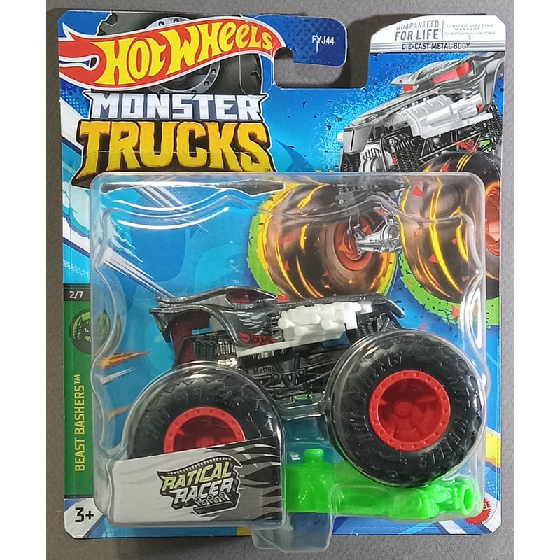 Hot Wheels 2023 Monster Trucks (Mix 11) 1:64 Scale Die-Cast Trucks, Ratical Racer