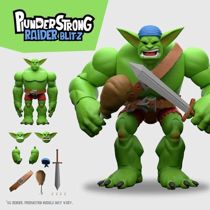 Lone Coconut - Plunderstrongs 1:12 Scale Action Figures, Raider Blitz with accessories