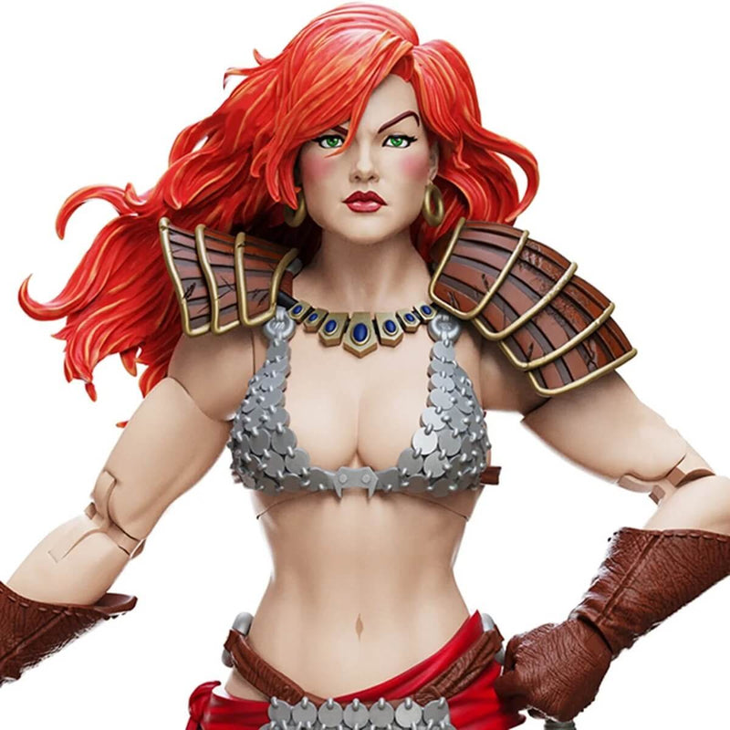 Red Sonja Epic H.A.C.K.S. 1:12 Scale Action Figure - Boss Fight Studio, bust, front