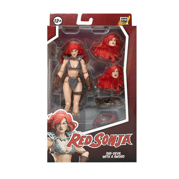 Red Sonja Epic H.A.C.K.S. 1:12 Scale Action Figure - Boss Fight Studio, window packaging