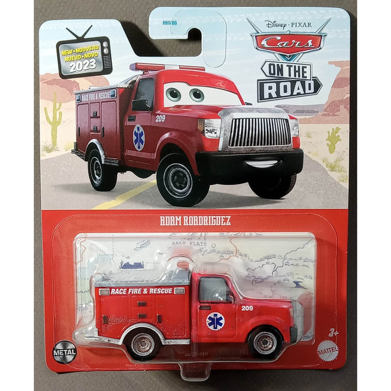 Disney Pixar Cars 2023 Character Cars (Mix 10) 1:55 Scale Diecast Vehicles, Roam Roadriguez "On the Road" New for 2023 HKY37
